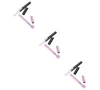 Ipetboom 6pezzi Rasoio Elettrico Per Sopracciglia e Depilatore Portatile Batteria Rosa Per Donne Per Rimuovere Facciali e Sopracciglia