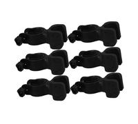 Ipetboom 6pezzi Supporto per Torcia e Bastone da Passeggio Organizer per Scooter Disabili Ganci Corti per Montaggio Sul Manubrio Realizzato in Materiali Plastici Leggeri e Duraturi Compatib