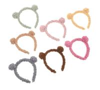 Ipetboom 7 Pezzi Cerchietto Dell'orso Foto Prop Cerchi Per Orso Cerchietti Per Fasce Per Il Trucco Per Le Donne Fascia Orecchie Banca Per Lavare La Faccia Spa Peluche