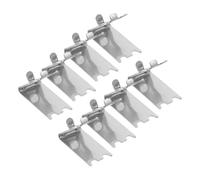 Ipetboom 8 Pezzi Clip per Ripiano Frigorifero in Inossidabile Supporti Resistenti per Scaffali Congelatore e Bevande Ganci Fissaggio Facili da Installare per Frigoriferi e Cooler