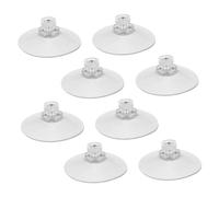 Ipetboom 8 pezzi Ganci Ventosa Trasparenti PVC per Bagno Adatti per Superfici Lisce Piastrelle Pratici e Riutilizzabili per Appendere Oggetti Sicurezza