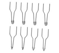 Ipetboom 8 Pezzi Punte per Pirografo Legno Resistenti e Compatte Ricambi per Punte Filo Pirografia Strumenti per Bruciare Legno Precisi e Durevoli per Progetti DIY Zucca