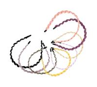 Ipetboom 8pezzi Fasce Per Capelli Da Donna Fasce Alla Moda Copricapi Intrecciati Accessori Per Capelli Colori Misti Materiali Leggeri Resistenti e Comodi Da Indossare