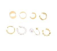 Ipetboom 8pezzi Orecchini Clip Per Donne e Ragazze Set Di Minimalisti Accessori Da Corpo Alla Moda Per Pasqua Compleanni Discoteca Natale Feste Matrimoni Ecc