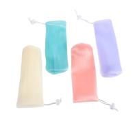 Ipetboom 8pezzi Sacchetti Di Schiuma Di Sapone Spessi Per Doccia e Viso Con Design Sospeso Per Risparmio Di Spazio Per Sapone Fatto Mano e Detergente Per Viso