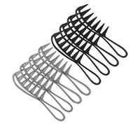 Ipetboom 8pezzi Wide Tooth Detangling Comb Hair Brush for Women and Men Anti-static for Wet Dry Hair