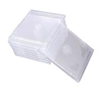 Ipetboom 9 Pezzi Custodie Cd Trasparenti Acrilico per Dvd e Cd per Viaggi e Conservazione Sicura Design e Leggero Protezione per Dischi