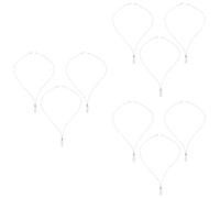 Ipetboom 9pezzi Clip Holder Anti-lost Lanyard Per Amplificatori Acustici Protezione Per Anziani e Facile Da Usare e Portatile Adatto Per Vita Quotidiana e Viaggi