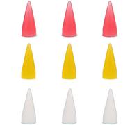 Ipetboom 9pezzi Testina Di Ricambio Per Cera Per Unghie Punta Di Ricambio Per Penna Puntini Testina Per Raccoglitore Di Pietre Decorative Punta Della Penna Per Raccoglitore