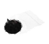 Ipetboom Accessori Per Cappello Da Strega Cappello Da Sole Dissolvenza Intrecciata a Cilindro Di Halloween Fermagli Per Con Occhi Da Diavolo Lega Di Zinco Black