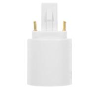 Ipetboom Adattatore Portalampada G24D a E27 2 Pin per Lampadine LED Convertitore Luce Compatibile per Casa e Ufficio Materiale Resistente e Design Riutilizzabile