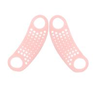 Ipetboom Allenatore del Viso V Shape 2 Pezzi in Silicone, Cintura Riutilizzabile per Sollevamento e Rassodamento Pelle, Maschera Lifting Viso Pendente per Donna, Utilizzo a Casa, Ufficio e Viaggio