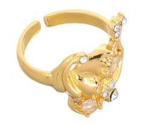 Ipetboom anello con ritratto antico anelli in stile antico da donna anelli antichi da donna anelli per il pollice per le donne anello di personalità retrò anello donne lega Golden