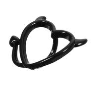 Ipetboom Anello per piercing in lega di rame a forma di cuore e demone accessorio unico per donna design distintivo e resistente adatto a feste e uso quotidiano