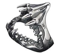 Ipetboom Anello Per Uomini Della Bocca Dello Squalo Anello Fantastici Anelli Da Uomo Suonano Gli Uomini Gioielli Di Moda Per Uomo Anelli Punk Gioielli Animali Acciaio Al Titanio