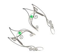 Ipetboom Ar Cuff Orecchini Polsino per Donna Orecchie Elfici Orecchini senza Piercing per Costumi da Fata Matrimonio Halloween Natale