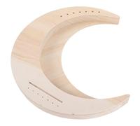 Ipetboom Arpa Portatile in Legno a Forma di Mezzaluna 7 Corde, Suoni Melodiosi e Luminosi, Bordi Arrotondati Sicuri, per Principianti e Pratiche Musicali Creative