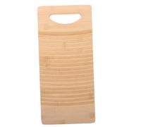 Ipetboom Asse per Lavare i Panni in Bambù Design Ergonomico, Lavatoio Manuale Antiscivolo 40x18x1,8 Cm per Sciarpe e Asciugamani