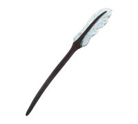 Ipetboom Bacchette Per Legno Blu Con Piume Accessorio Vintage Per Chignon e Acconciature Forcine Stabili Per Donne e Ragazze Per Uso Quotidiano e Commuting