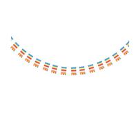 Ipetboom Bandiera Buddista Cinque Colori Decorazione Sospesa Per Interni Ed Esterni Realizzata in Poliestere