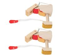 Ipetboom Basi per Martelli da Pianoforte Verticali in Legno Set 2 Pezzi Accessori per Pianoforte Leggeri e Facili da Installare Parti di Ricambio per Riparazione Strumenti Musicali