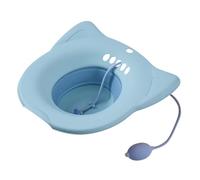 Ipetboom Bidet Pieghevole Per Bagno Bacino Per Allattamento e Pulizia Del Wc Design Antiscivolo e Adatto Per Anziani e Donne Incinte Colore Blu Accessori