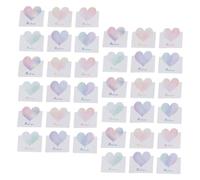 Ipetboom Biglietti di Auguri a Forma di Cuore 60 Pezzi Biglietti di Compleanno Vuoti in Carta Spessa Resistente allo Sbiadimento per Festa e Occasioni Speciali