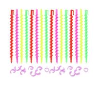 Ipetboom Bigodini per Permanente Chioma da Donna 52 Pezzi Set Piccoli 15cm e Grandi 17,5cm Rulli a Spirale in Plastica Arricciacapelli Versatili per Uso Professionale e Domestico