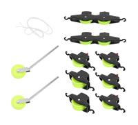 Ipetboom Blocchi Di Carrucole Da Laboratorio Esperimento Scientifico Con Carrucole Pulegge In Plastica Resistenti Kit Scientifico Per La Scuola Media Kit Di Fisica Per La Scuola