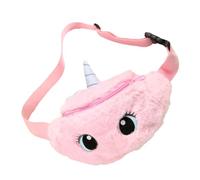 Ipetboom Borsa a Tracolla Peluche Cartone Animato Unicorno Moda Vita Carino Fanny Cintura Borsa Per Bambine Borse Per Per Ragazze Poliestere