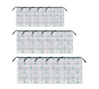 Ipetboom Borsa da Viaggio Coulisse a Stampa Cactus Set 15 Pezzi Trasparente Smerigliata Tre Misure per Organizzare Trucchi Vestiti e Articoli da Toeletta