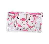 Ipetboom Borsa per Cosmetici Borsa Portaoggetti Stampa Cigno Portatile Adatta Shampoo Prodotti per Viso Asciugamani Bagnoschiuma Sapone ai Fiori per Uso Domestico e Viaggi