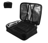 Ipetboom Borsa Portadocumenti Ignifuga con Serratura Organizer Portatile Multilivello per Certificati Passaporti e Documenti Capacità Ampia e Resistente al Calore