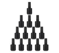 Ipetboom Bottiglie Vuote Ecologico in Vetro 15ml Set 13 per Unghie Pennello Nero e Riutilizzabile per Manicure