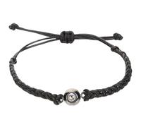 Ipetboom Bracciale Intrecciato Regolabile Ti Amo 100 Lingue Nero-Oro Corda per Donna Braccialetti da Donna Eleganti Regalo Romantico per Fidanzata e Festa della Mamma