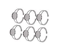 Ipetboom Bracciale Te Y Regolabile in Rame Set 6 Pezzi per in Vetro per Adatto per Doni a Madre e