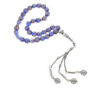 Ipetboom Braccialetto Di Rosario Di Bracciale Delicato Bracciali Perline Preghiere Bomboniere Perle Di Preghiera Perle Di Pellegrinaggio Lega Blu