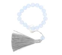 Ipetboom Braccialetto Di Sfere Di Vetro Per Preghiera Rosario Decorativo Catena Commemorativa Per Uso Religioso e Regalo Speciale