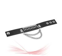 Ipetboom Braccialetto Proiettile Bracciali Braccialetto a Catena Da Uomo Gioielli Per Uomini Catene Gioielli Punk Bracciale Per Uomini Braccialetti Bracciale Uomo Uomini Gioielli Nero