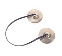 Ipetboom Campanelli da Meditazione in Metallo Mini Tingsha Cymbals Artigianali Nepalese per Yoga e Rilassamento Buddhista Strumento Percussione Sonoro