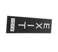 Ipetboom Cartello Uscita Braille Autoadesivo per Sicurezza Corridoi in Luoghi Pubblici Scuole Ospedali Visibilità Elevata e Installazione Facile Segnaletica Conforme Ada per Vie di Fuga
