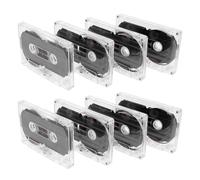 Ipetboom Cassette Audio Vuote 8 Pezzi 60 Minuti per Registratori a Microcassette Compatibili, Nastri Musicali Vergini per Registrazione Vocale e Messaggi, per Scuola Ufficio e Uso Portatile