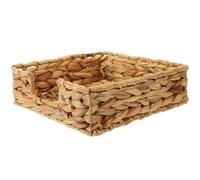 Ipetboom Cestino Quadrato in Paglia Organizzatore per Salviette e Oggetti Contenitore Stabile e Resistente per Cucina e