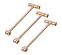 Ipetboom Chiave per Valvole Bombole di Gas 3 Pezzi in Metallo Multiuso per Ossigeno e Acetilene, Strumento Compatto per Apertura Valvole Cilindri, Utensile Professionale per