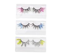 Ipetboom Ciglia Finte 3 Paia Di Extension Ciglia Glitterate E Soffici Per Un Look Immediato Per Feste E Tutti I Giorni