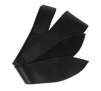 Ipetboom Cintura in Ecopelle Nera Con Fiocco Donna Fascia Per Vestiti Cerimonia e Abiti Sera Elegante Sostegno Vita Alta Accessorio Moda Femminile Raffinato e Confortevole