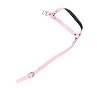 Ipetboom Cinturini Elastici per Scarpe Tacchi Alti in Similpelle Rosa, Cinturini Antiscivolo Triangolari per Prevenire la Caduta, Facili da Fissare, 1 Paio