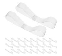 Ipetboom Cinturini Elastici Trasparenti per Tacchi Alti 25 Paia, Cinturini Invisibili Antiscivolo per Scarpe da Donna, Fasce Staccabili per Tacchi Vestibilità Sicura e Comfort