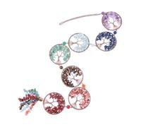 Ipetboom Ciondolo Cristalli dei Chakra Ciondolo Albero della Vita Ornamento da Appendere Decorazione da Appendere alla Casa per Finestre Camere da Letto Soggiorni