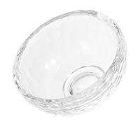 Ipetboom Ciotola in Vetro Trasparente Per Viso e Miscelazione, Piccola Ciotola Rosa Per Maschere e Oli Essenziali, Strumento Portatile Per Estetista e Forniture Spa